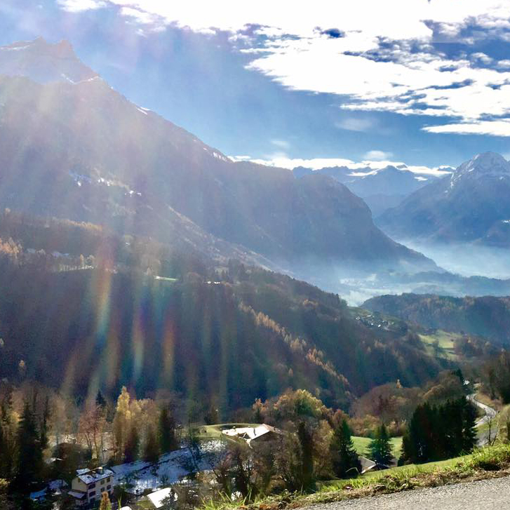 the Swiss Alps